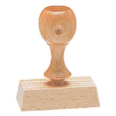 Holzstempel 50 mm 5 Zeilen